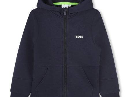 Boys Blue Zip-Up Top Online Hot Sale