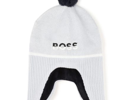 Boys White Logo Hat Cheap