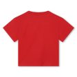 Boys Red Logo Cotton T-Shirt on Sale