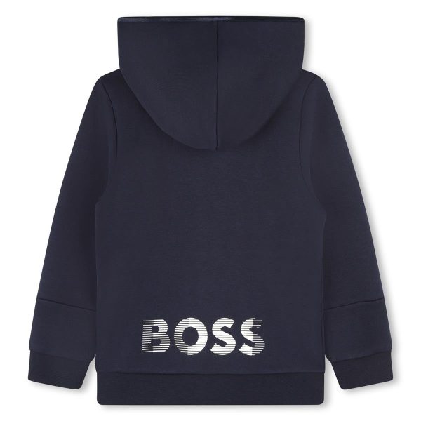 Boys Blue Zip-Up Top Online Hot Sale