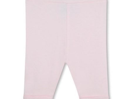 Baby Girls Pink Logo Leggings Cheap