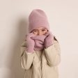 Girls Lilac Cashmere Hat Online Hot Sale