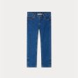 Girls Blue Denim Trousers Cheap