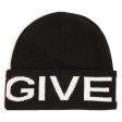 Boys Black Logo Knit Hat Online Hot Sale