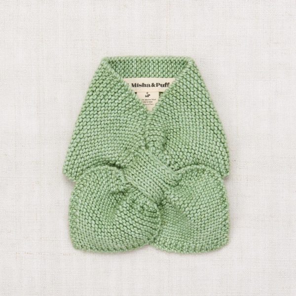 Girls Light Green Wool Scarf on Sale