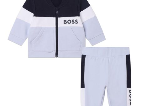 Baby Boys Light Blue Cotton Set Hot on Sale