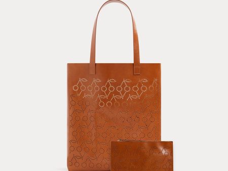 Girls Caramel Hollow Logo Handbag For Sale