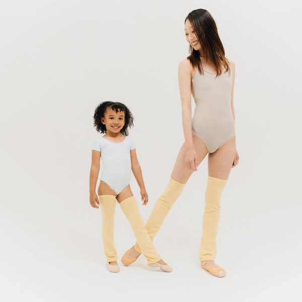 Boys & Girls Yellow Ballet Warm Up Socks Online