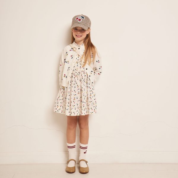 Girls Brown Check Cap Online Hot Sale