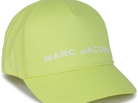 Boys Fluo Green Logo Cap Cheap