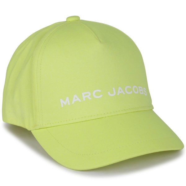 Boys Fluo Green Logo Cap Cheap