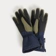 Boys Dark Green Snow Gloves Discount