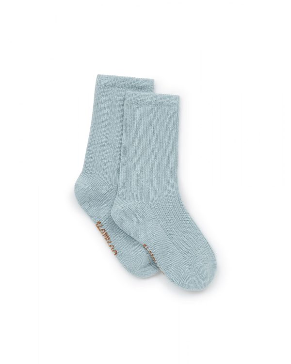 Baby Boys & Girls Blue Socks For Discount