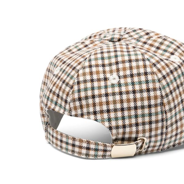 Girls Brown Check Cap Online Hot Sale