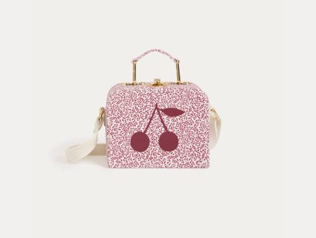 Girls Red Floral Logo Handbag Discount