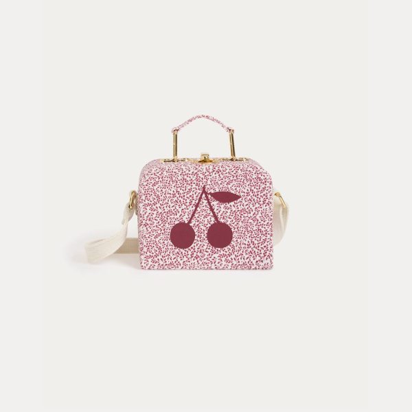 Girls Red Floral Logo Handbag Discount