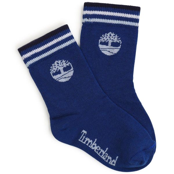 Baby Boys & Girls Blue Socks(3 Pack) Online Sale