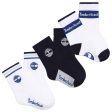 Baby Boys & Girls Blue Socks(3 Pack) Cheap