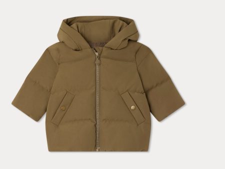 Baby Boys & Girls Khaki Padded Down Jacket Supply