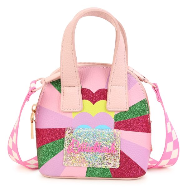 Girls Pink Logo Shoulder Bag Discount