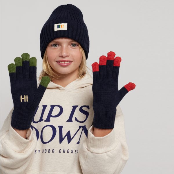 Boys & Girls Navy Knit Hat For Discount