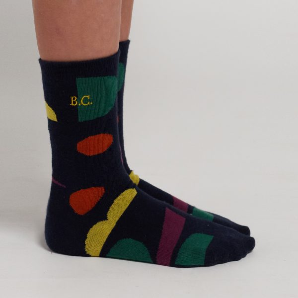 Boys & Girls Navy Cotton Socks For Sale