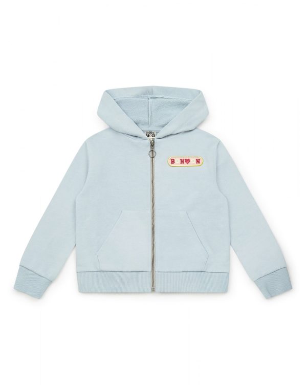 Boys & Girls Blue Zip-Up Jacket For Sale