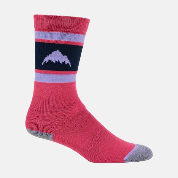 Boys & Girls Fuchsia Logo Snow Socks(2 Pack) For Discount