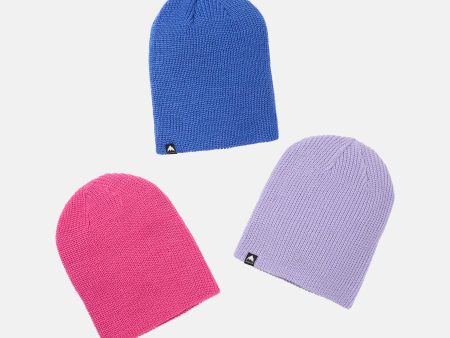 Boys & Girls Multicolor Knit Hat(3 Pack) Online now