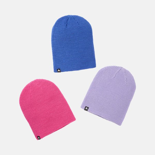 Boys & Girls Multicolor Knit Hat(3 Pack) Online now