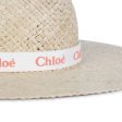 Girls Beige Logo Sun Hat Online