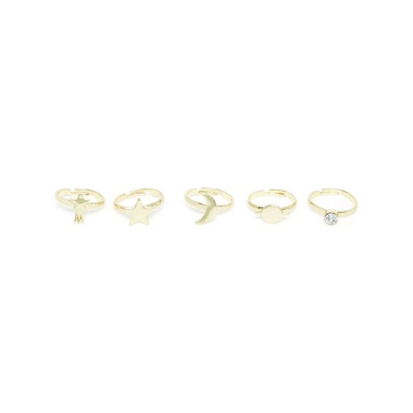 Girls Champagne Ring Set(5 Pack) Online