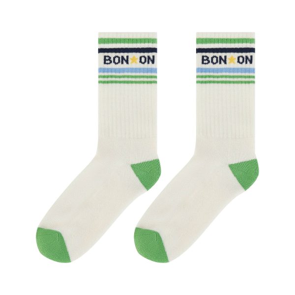 Boys White Cotton Socks(2 Pack) Online now