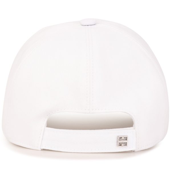 Boys & Girls White Baseball Cap For Discount