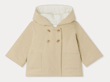 Baby Boys & Girls Beige Corduroy Padded Jacket Fashion