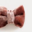 Girls Pink Velvet Hair Clips Online Hot Sale