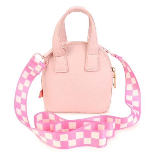 Girls Pink Logo Shoulder Bag Discount