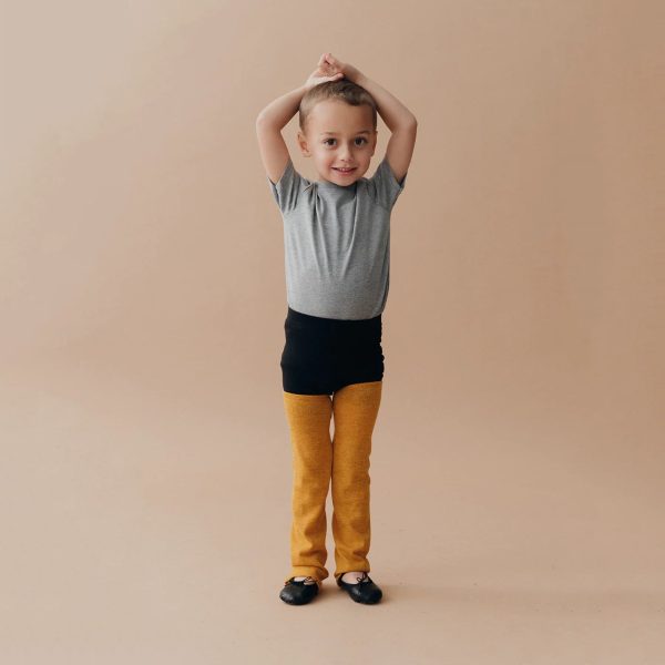 Boys & Girls Turmeric Ballet Warm Up Socks Online Sale