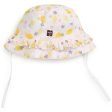 Girls White Printed Sun Hat on Sale