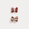 Girls Pink Velvet Hair Clips Online Hot Sale