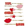 Girls Pink Logo Hair Clips For Sale