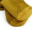 Boys & Girls Mustard Stripes Cotton Socks Cheap