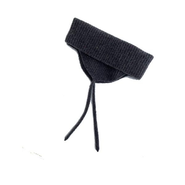 Boys & Girls Charcoal Wool Neck Warmer Hot on Sale