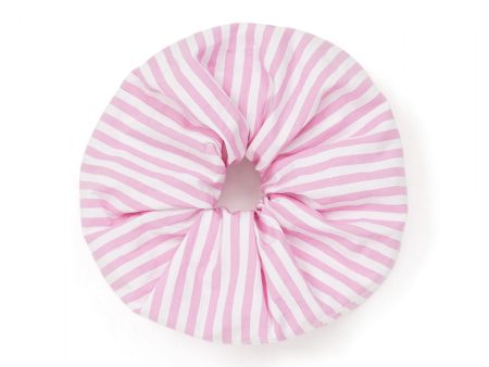 Girls Pink Stripes Hair Ring For Discount