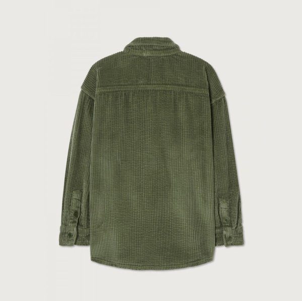 Boys & Girls Green Corduroy Shirt Online now