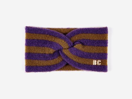 Girls Purple Stripes Headband Online