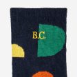 Boys & Girls Navy Cotton Socks For Sale