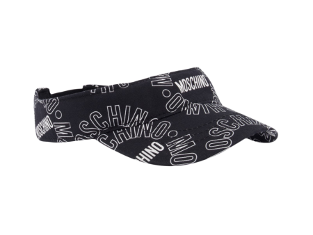 Girls Black Logo Cotton Sunhat Online Sale