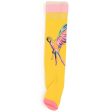 Girls Yellow Logo Socks Online