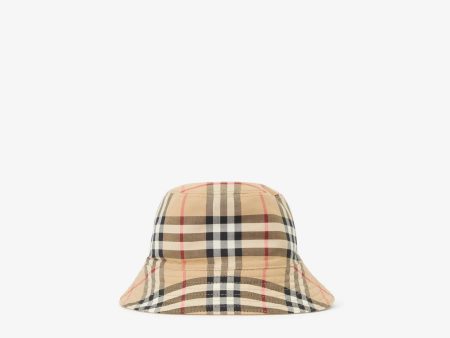 Boys & Girls Beige Reversible Bucket Hat Discount